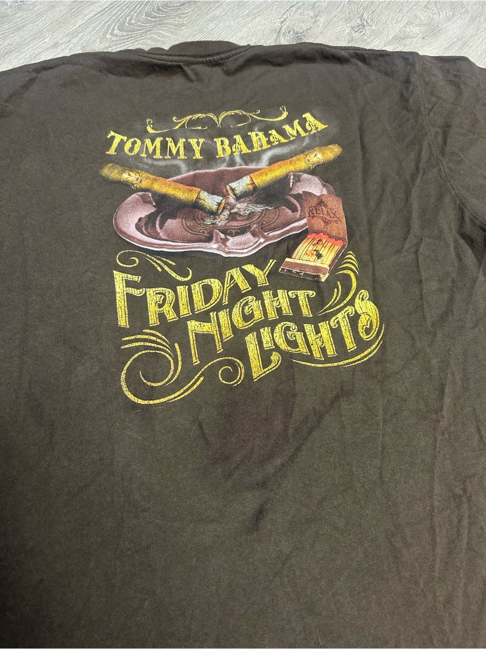 Tommy Bahama Black Graphic 'Friday Night Lights' Short Sleeve Tee